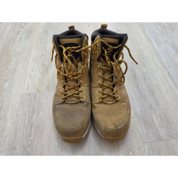Used Manoa Leather Mens Size 12 Boots Water Resistant Wheat Tan 454350-700 main image 7